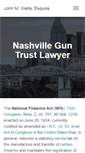 Mobile Screenshot of nashvilleguntrustlawyer.com